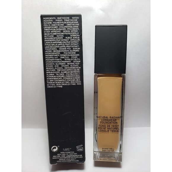 NARS Natural Radiant Longwear Foundation Medium 3 Stromboli 6613  Full Size NIB - Picture 6 of 6